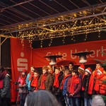 Weihnachtsmarkt Olpe Eröffnungsfeier Gesang (vergrößerte Bildansicht wird geöffnet)